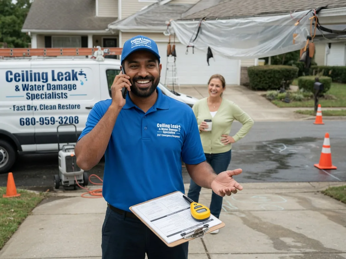 Ceiling Leak Cleanup Dola, OH FAQs